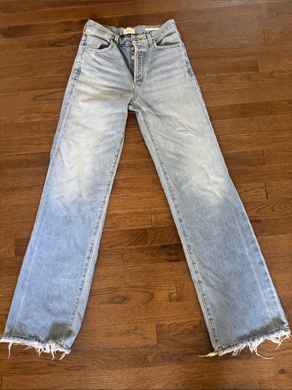Citizens Of Humanity Light Blue Straight-Leg Jeans